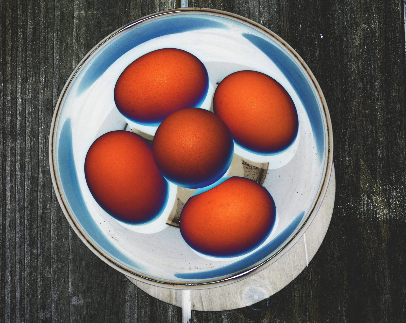 Eggs in a Black Bowl — an original still life painting by Debra Karen Werner