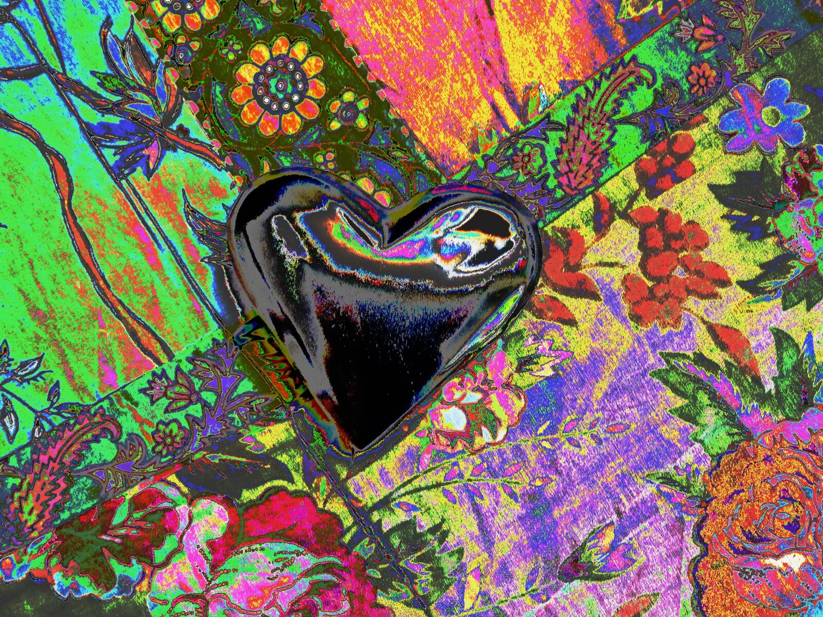 My Heart — an original florals painting by Debra Karen Werner