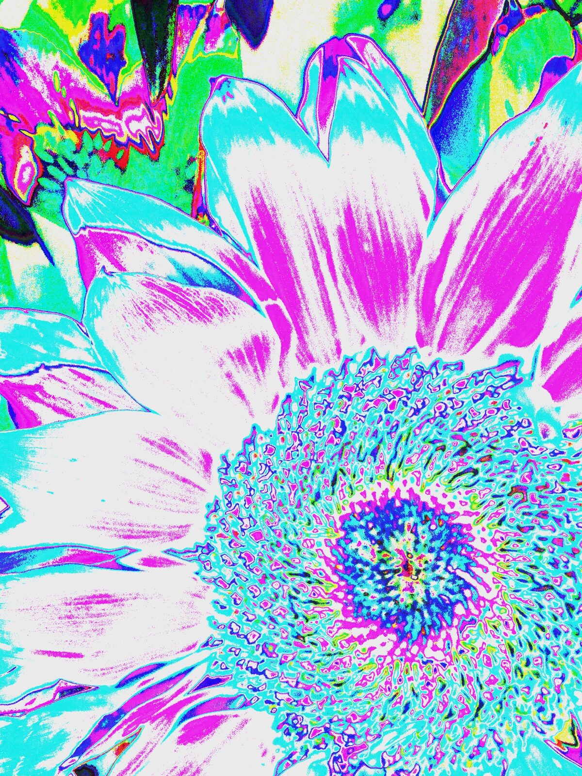 Sunflower Song III — an original florals painting by Debra Karen Werner